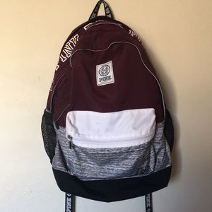Pink backpack